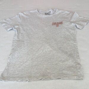 Volcom Heather Gray Tee with Small Logo on front.